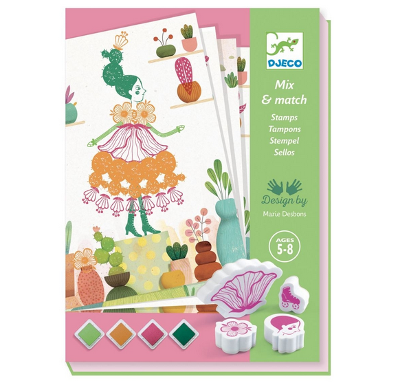 timbri ragazze fiori